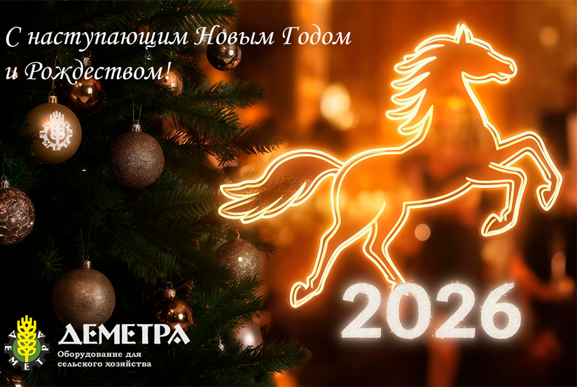 Команда «Деметра» поздравляет с Новым Годом!
